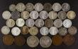 London Coins : A173 : Lot 988 : USA (36) Quarter Dollars (2) 1919 Fair, 1929 VG/Near Fine, Ten Cents (27) 1871 Fine, holed, 1903 NVG...
