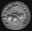London Coins : A174 : Lot 1068 : Roman Ar Antoninianus Balbinus Obverse: Bust right, radiate, draped and cuirassed, IMP CAES D CAEL B...