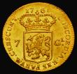 London Coins : A174 : Lot 1364 : Netherlands - Groningen and Ommeland, Gold 7 Gulden  1761 KM#103 NEF with some adjustment lines at 1...