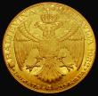 London Coins : A174 : Lot 1438 : Yugoslavia 4 Dukata Gold 1932 Trade Coinage, countermark: Ear of Corn KM#14.2 NEF a seldom offered t...