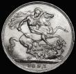 London Coins : A174 : Lot 1546 : Crown 1893 LVI ESC 303, Bull 2593, Davies 501 dies 1A, Near EF