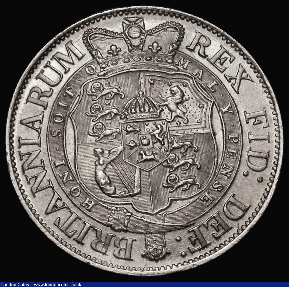 London Coins : A175 : Lot 2570 : Halfcrown 1817 Small Head ESC 618, Bull 2096 NEF/EF and lustrous, the obverse with some contact mark...