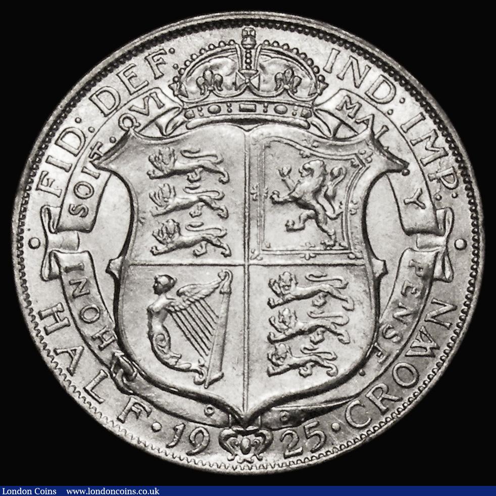London Coins : A175 : Lot 2632 : Halfcrown 1925 ESC 772, Bull 3727 GEF the key date in the series and rare in this high grade