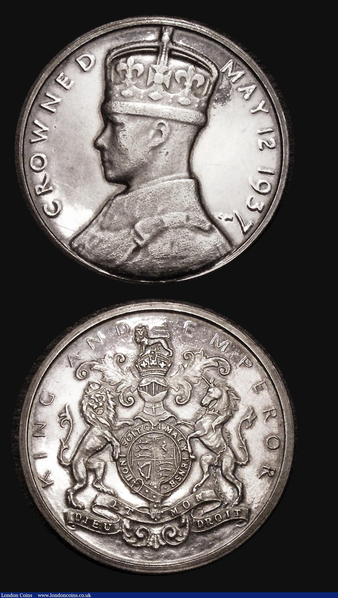 London Coins : A175 : Lot 799 : Coronation Medals (2) George V Coronation 1911 51mm diameter in silver Eimer 1922a, BHM 4022 the Off...