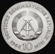 London Coins : A175 : Lot 1020 : Germany - Democratic Republic Ten Marks 1966 125th Anniversary of the Death of Karl Friedrich Schink...