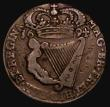 London Coins : A175 : Lot 1060 : Ireland Halfpenny 1694 S.6597 About Fine/Fine the reverse with some contact marks