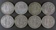 London Coins : A175 : Lot 1270 : Halfcrowns (8) 1902, 1903, 1904, 1906, 1907, 1908, 1909, 1910, the 1903 and 1904 Fair, the others VG...
