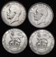 London Coins : A175 : Lot 1344 : Shillings (5) 1920 'Sterling' head ESC 1430, Bull 3809, Davies 1803 dies 3B NEF, 1921 Lowe...