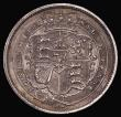 London Coins : A175 : Lot 1845 : Shilling 1817 Plain Edge Proof ESC 1233, Bull 2149, Davies 81, curiously with IIONI in Garter GEF li...