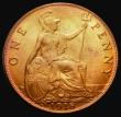 London Coins : A175 : Lot 2340 : Penny 1918KN Freeman 184 dies 2+B UNC the reverse with good lustre enhanced by gold and magenta toni...