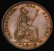 London Coins : A175 : Lot 2432 : Farthing 1835 Reverse B, Raised Line on Saltire, Peck 1473 UNC or near so with traces of lustre and ...