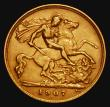 London Coins : A175 : Lot 2526 : Half Sovereign 1907 Marsh 510 Good Fine