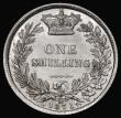 London Coins : A175 : Lot 2765 : Shilling 1871 ESC 1321, Bull 3039, Die Number 12, EF the obverse with some contact marks