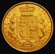 London Coins : A175 : Lot 2909 : Sovereign 1864 S.3853, Marsh 49, Die Number 91 NEF
