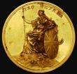 London Coins : A175 : Lot 815 : Death of Lord Effingham 1791, 35mm diameter in gilt by J.Milton, Eimer 844, BHM 353, Obverse: Bust l...