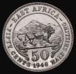 London Coins : A175 : Lot 989 : East Africa 50 Cents 1948 VIP Proof/Proof of Record KM#30, the odd tiny nick, otherwise FDC, these P...