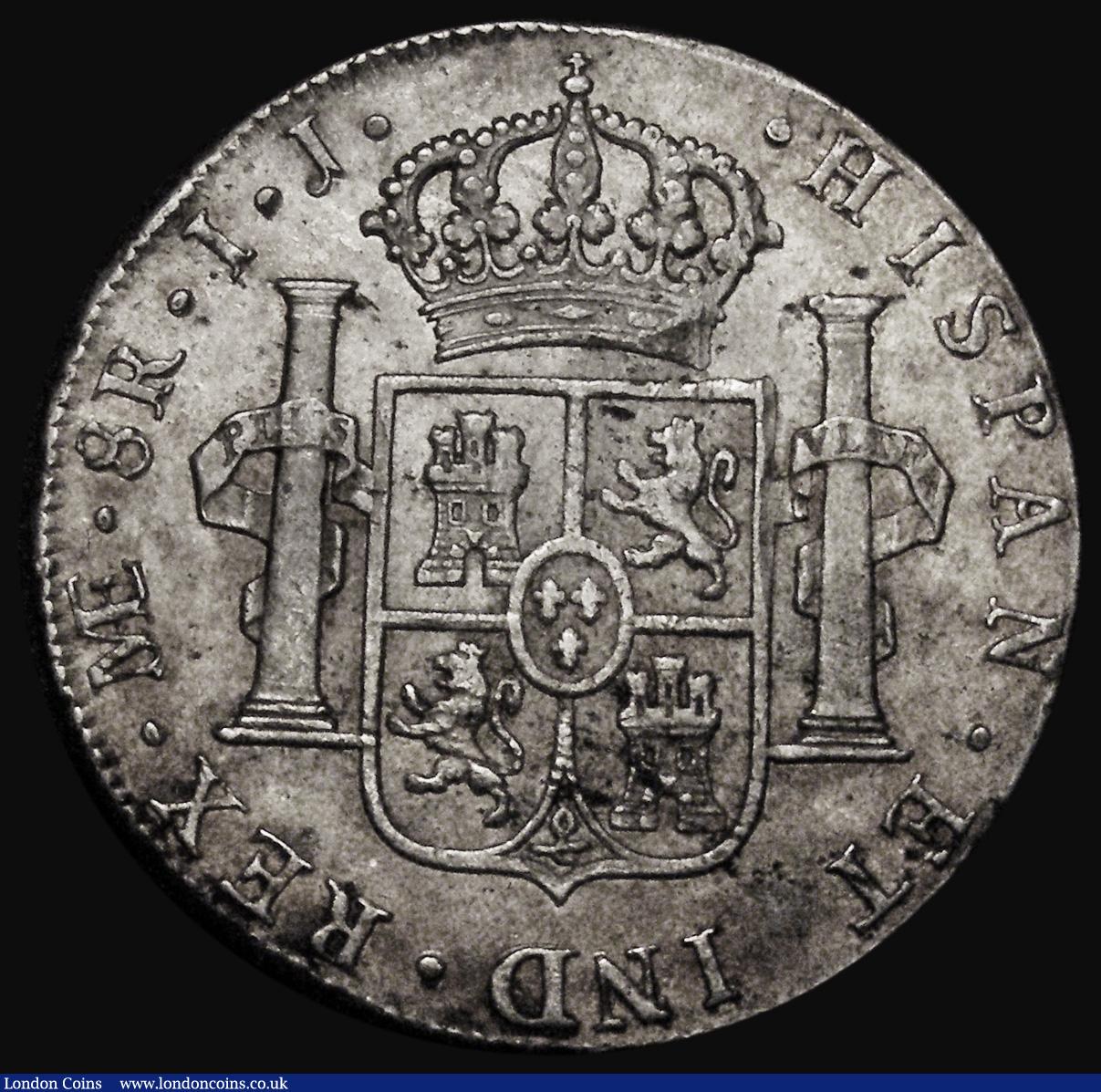 London Coins : A176 : Lot 1009 : Peru 8 Reales 1797LIMAE IJ KM#97 Near VF/VF