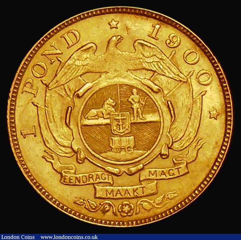 London Coins : A176 : Lot 1031 : South Africa Gold Pond 1900 KM#10.2 GVF/NEF