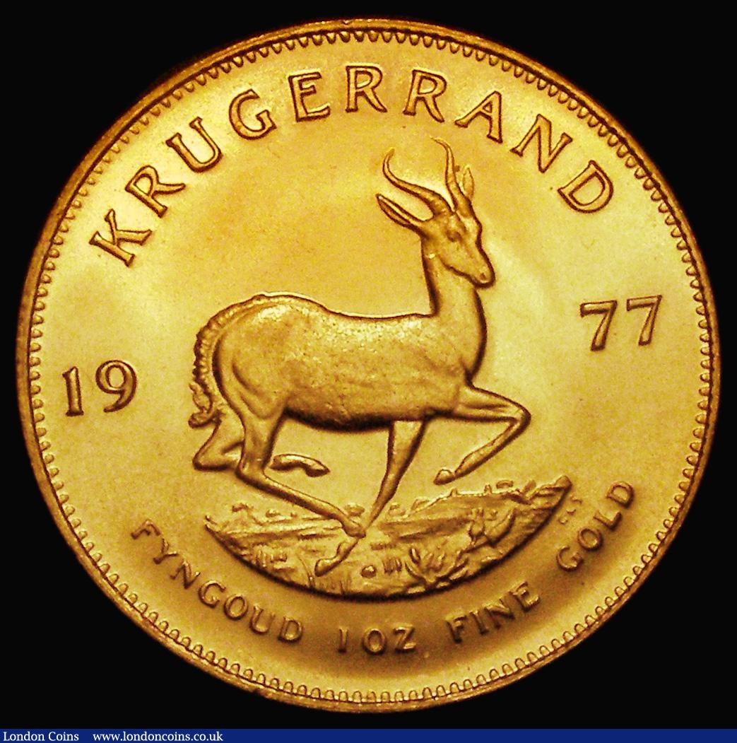 London Coins : A176 : Lot 1033 : South Africa Krugerrand 1977 Unc