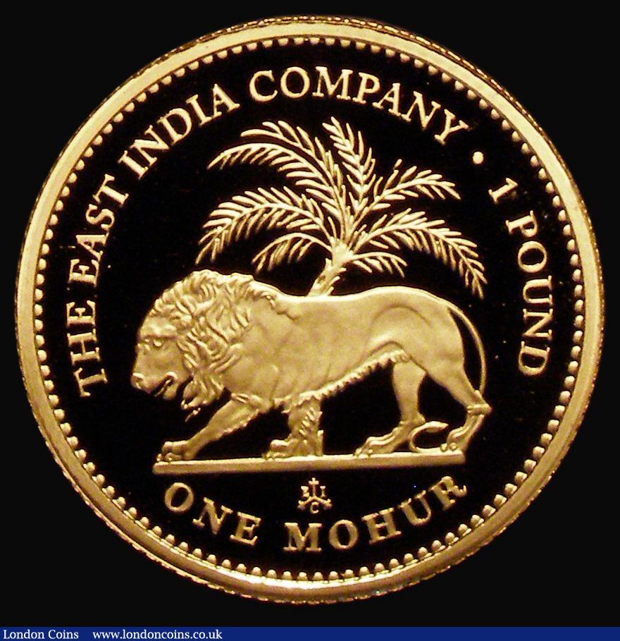 London Coins : A176 : Lot 1045 : St. Helena Gold Mohur 2014 Proof, the  reverse design in the style of the India Gold Mohur 1835, wit...