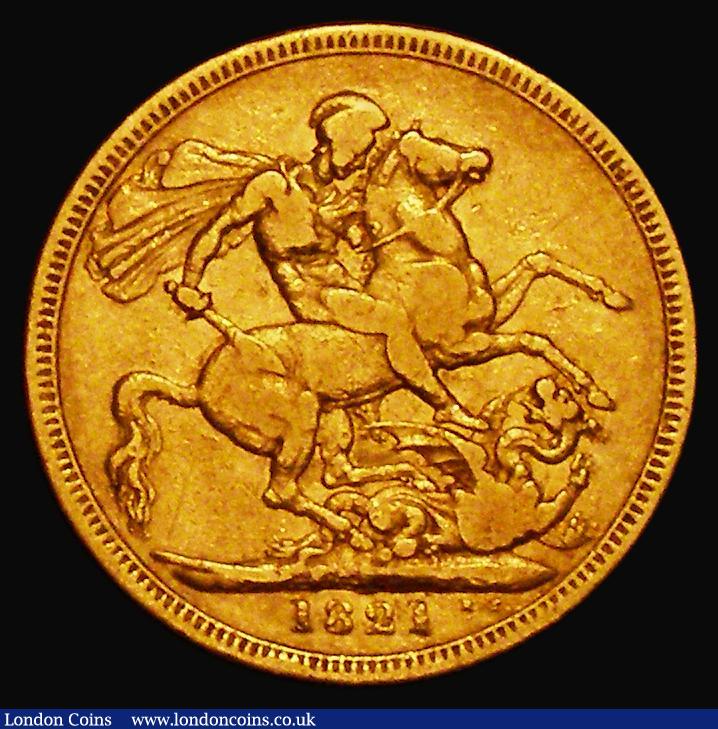 London Coins : A176 : Lot 1789 : Sovereign 1821 Marsh 5 Near Fine