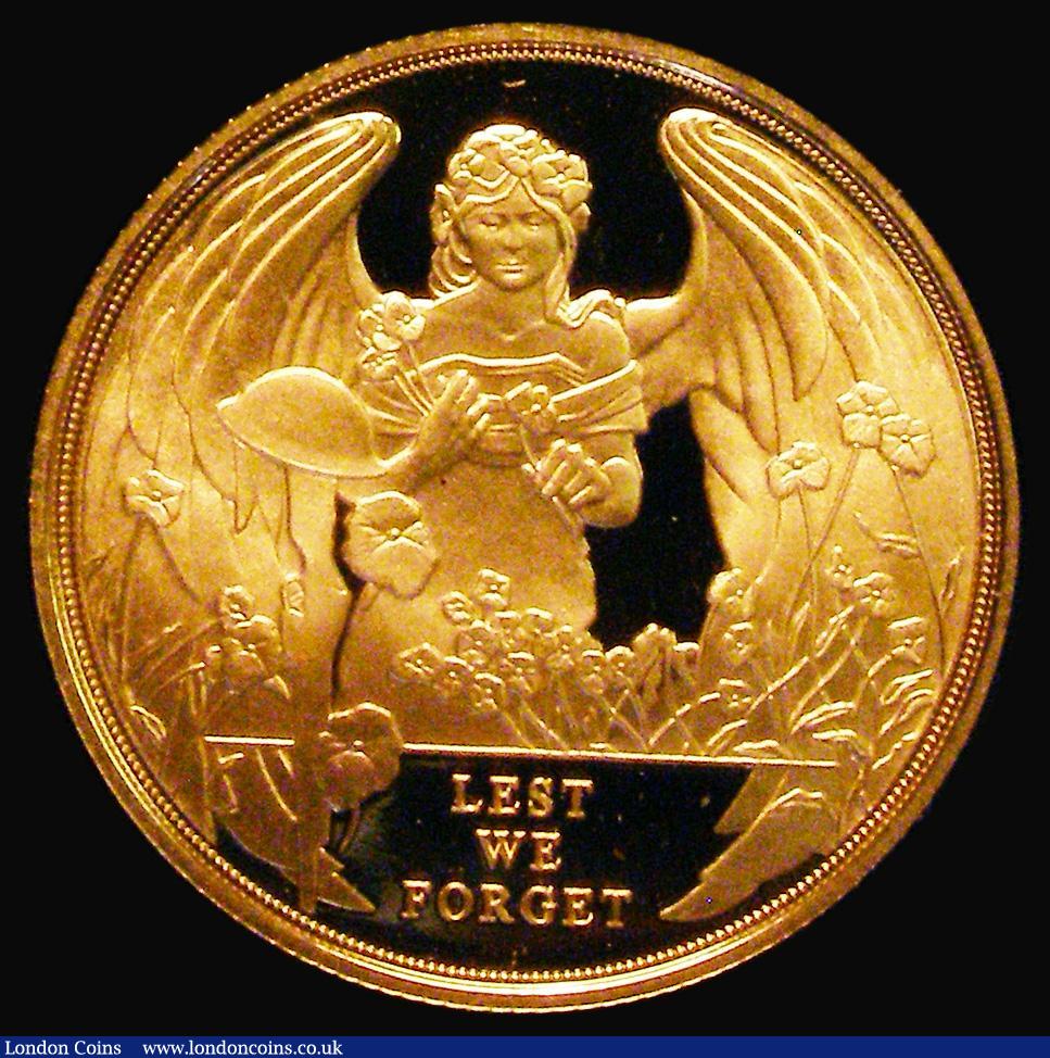 London Coins : A176 : Lot 923 : Gibraltar Two Sovereign 2016 Remembrance - Lest We Forget Gold Proof FDC
