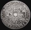 London Coins : A176 : Lot 1153 : Crown 1668 ANNO . REGNI on the edge, VICESIMO ESC 36, Bull 373 VG or slightly better