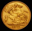 London Coins : A176 : Lot 1415 : Half Sovereign 1902 Matt Proof S.3974A FDC or very near so