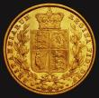 London Coins : A176 : Lot 1833 : Sovereign 1855 WW Raised, Marsh 38, S.3852C GVF/NEF the reverse lustrous