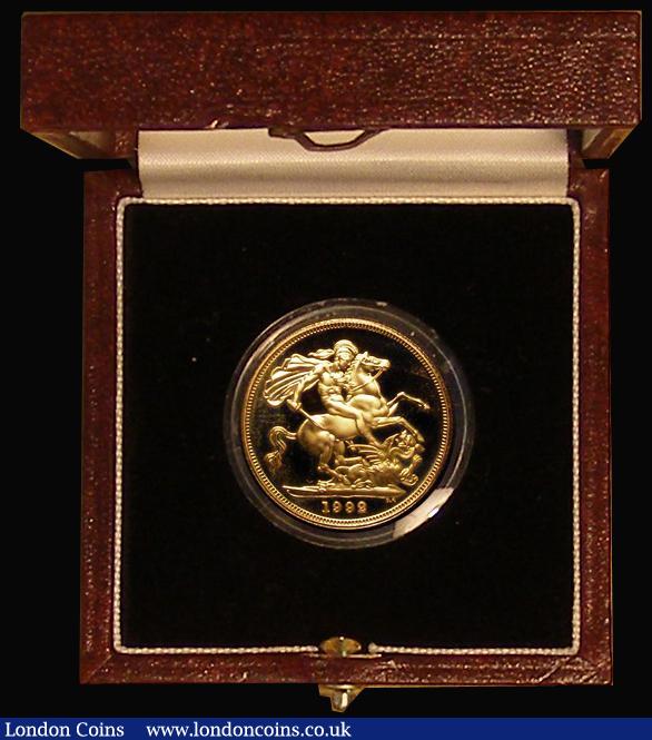 Sovereign 1992 S.SC2 Proof nFDC lightly toned in the Royal Mint box of issue with certificate : English Cased : Auction 176 : Lot 466