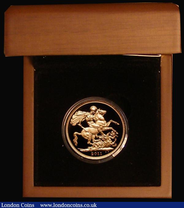 Sovereign 2011 S.SC7 Gold Proof FDC in the Royal Mint box of issue with certificate : English Cased : Auction 176 : Lot 496