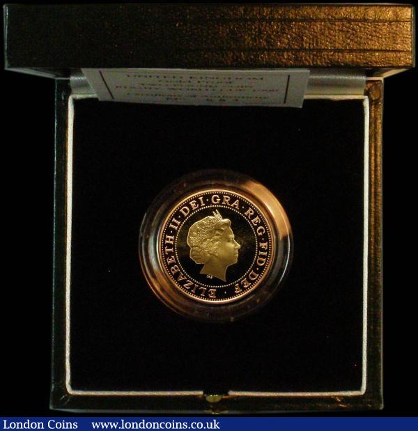 Two Pounds 2001 Marconi - 100th Anniversary of the first wireless transmission across the Atlantic Gold Proof S.K11 nFDC in the Royal Mint box of issue with certificate : English Cased : Auction 176 : Lot 561