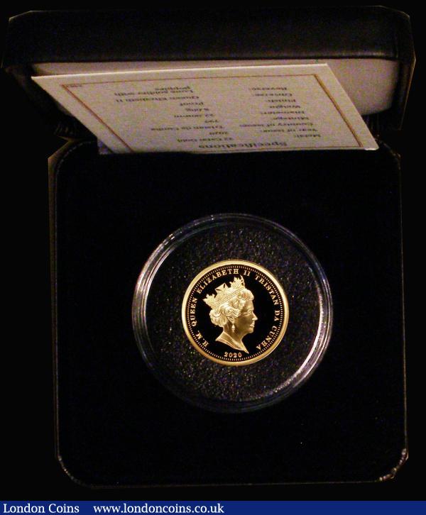 Tristan da Cunha Sovereign 2020 Centenary of the Unknown Warrior Gold Proof FDC in the box of issue with certificate : World Cased : Auction 176 : Lot 697