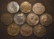 London Coins : A176 : Lot 712 : Halfpennies 18th Century (10) Lancashire - Rochdale 1792 DH143 VG/Near Fine, Cheshire - Macclesfield...