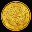 London Coins : A176 : Lot 889 : Egypt 100 Piastres Gold 1922 (AH1340) KM#341 NEF/EF and lustrous