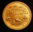 London Coins : A176 : Lot 982 : Jamaica Twenty Dollars Gold 1972 Tenth Anniversary of Independence KM#61 UNC in capsule, no certific...