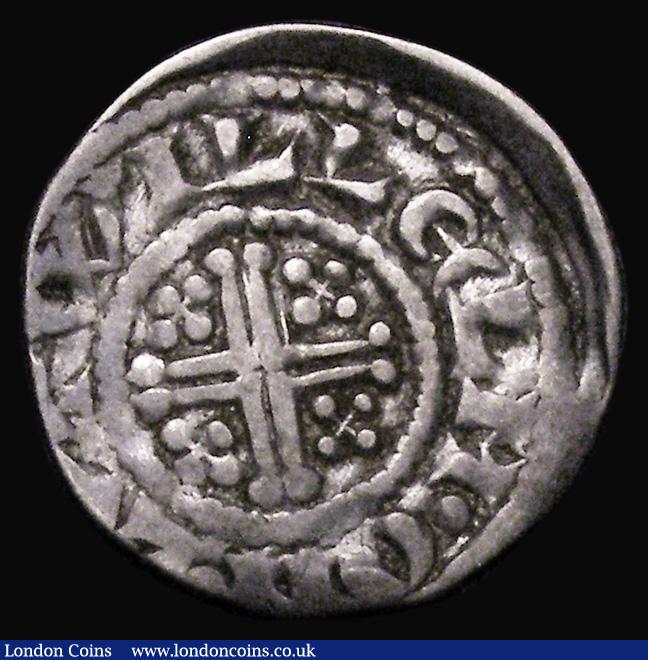 London Coins : A177 : Lot 1286 : Penny John Short Cross London Mint, moneyer Willelm, Class 6A, S.1353, 1.40 grammes Fine/Good Fine, ...