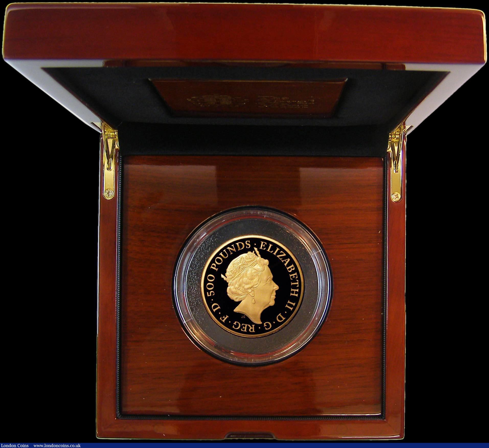 London Coins : A177 : Lot 269 : Five Hundred Pounds 2019 Shengxiao Collection - Chinese Lunar Year of the Pig 5oz. Gold Proof S.CLCH...