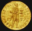 London Coins : A177 : Lot 1079 : Netherlands - Holland Gold Trade Ducat 1779 KM#12.33 VF on a wavy flan