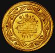 London Coins : A177 : Lot 1118 : Turkey 2 Rumi Altin Mahmud II AH1223 Year 11 GVF on a wavy flan