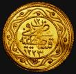 London Coins : A177 : Lot 1119 : Turkey 2 Rumi Altin Mahmud II AH1223 Year 12 brilliant GEF on a wavy flan