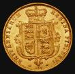 London Coins : A177 : Lot 1626 : Half Sovereign 1877 Die Number 136 Marsh 452, S.3860D EF and lustrous with some contact marks and a ...