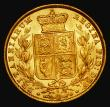 London Coins : A177 : Lot 2036 : Sovereign 1880S Shield Reverse Marsh 76, S.3855 NEF/GEF the reverse lustrous