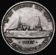 London Coins : A177 : Lot 789 : HMS New Zealand Medal 1913, 36mm diameter in silver, by W.R.Bock. Obverse: The Arms of Auckland. THE...