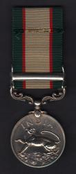 London Coins : A178 : Lot 887 : India General Service Medal, with North West Frontier 1936-37 clasp, awarded to 4387745 Pte. R.H. Cr...