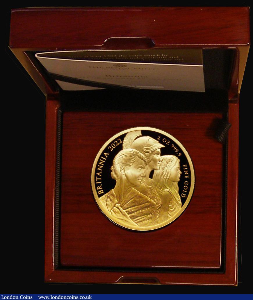 London Coins : A179 : Lot 243 : Britannia Gold &pound;200 2022 The Three Ages of Woman, a new reverse design by Dandra Deiana, inspi...