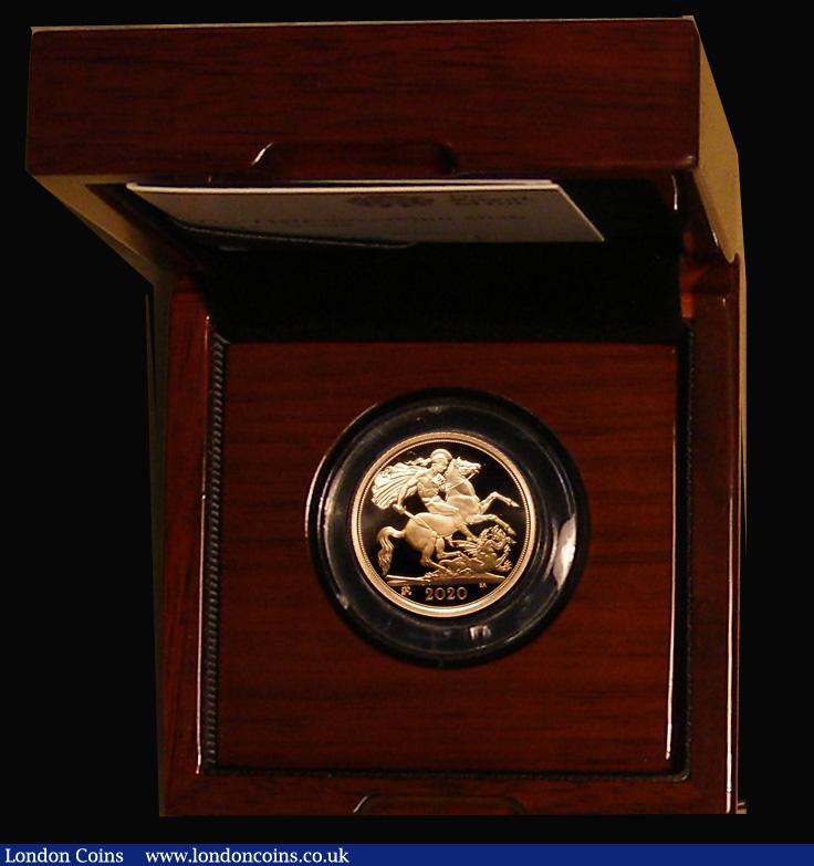London Coins : A179 : Lot 433 : Half Sovereign 2020 200th Anniversary of the Death of George III S.SB9C Gold Proof FDC in the Royal ...