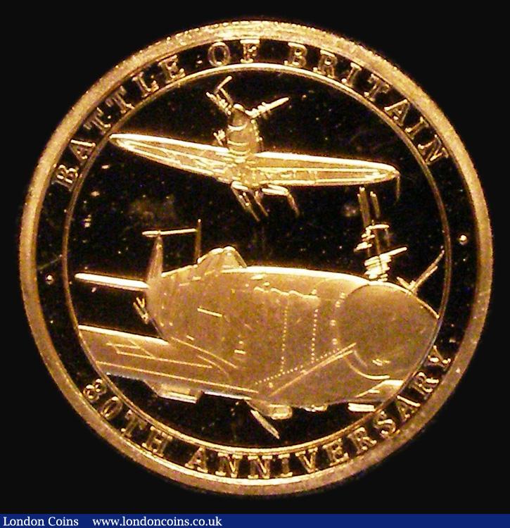 London Coins : A179 : Lot 733 : Isle of Man Sovereign 2020 80th Anniversary of the Battle of Britain Gold Proof FDC or very near so ...