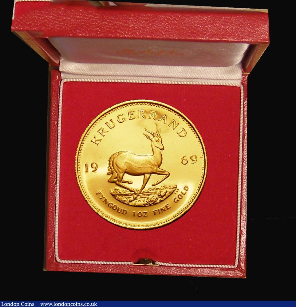 London Coins : A179 : Lot 746 : South Africa Krugerrand 1969 Gold Proof FDC in a South Africa Mint box