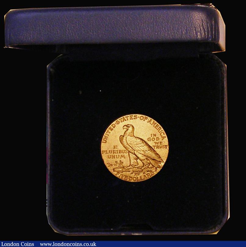 London Coins : A179 : Lot 759 : USA Five Dollars (Gold) 1911 VF and in a Westminster box with certificate